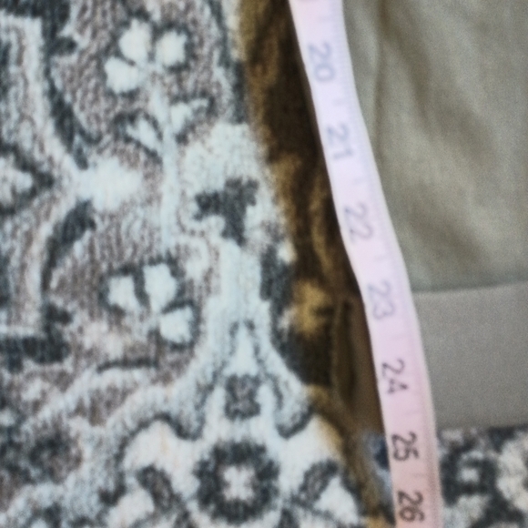 Soft Surroundings 3X Utility Cargo Pants Green Pull On Lyocell Crop Roll Tab - Picture 11 of 15